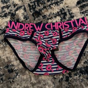 NWT Andrew Christian Mesh Briefs - Size Small (S)